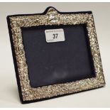 An Elizabeth II silver easel photograph frame,