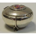 A Spanish silver trinket box
