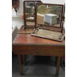 A 19th century mahogany drop side Pembroke table, drawer to frieze, c.