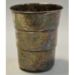 A Russia silver beaker stamped 835 possibly Faberge