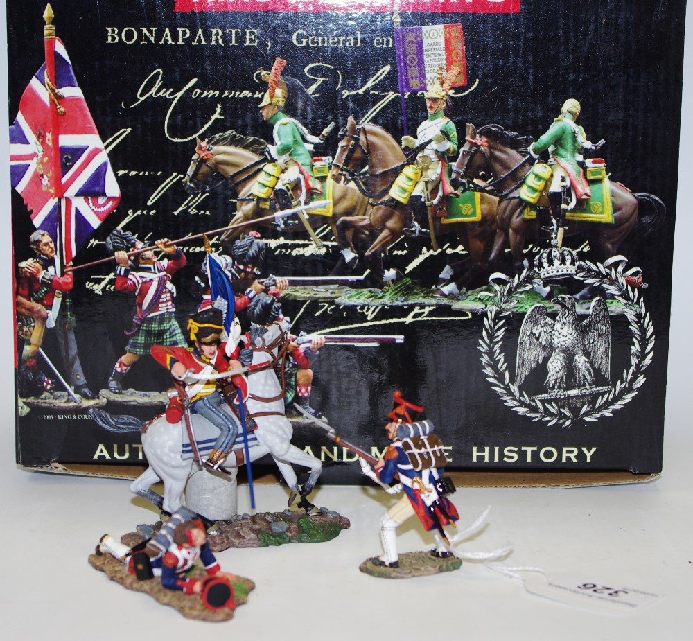 A King & Country's boxed set Napoleonics 'Seizing the flag' no.