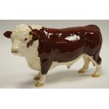 A Beswick model of a prize bull