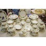 Royal Doulton Larchmont dinner and teaware including tureens, gravy boat, dinner, side,