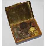 Buttons - various early buttons including Johann Ernst von Thun 1692;