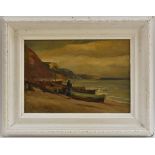 Arnold Samuels (early 20th century) The Beach, Sidmouth signed, titled, and dated c.