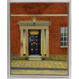 Donald Scott, Derby, Doors series Cathedral Quarter door no1 signed, dated 20018,