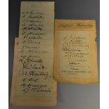 Sporting Interest - Football Autographs 1935-36 season, League Champions, Sunderland A F C,