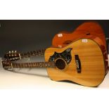 A Hohner Professional HW-700-S model acoustic guitar, length of soundboard 51cm,