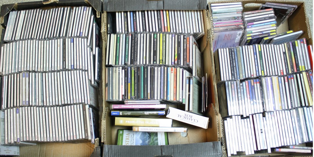 Music - a large quantity of classical CD's (over 300)