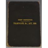 Local Interest - Derby Corporation Tramways, &c, Act, 1899, Printed by Eyre and Spottiswoode, For T.