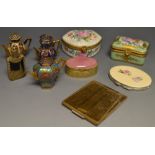 Boxes and Objects - trinket boxes, compacts, scent bottle,