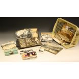 Postcards and Photographs - sepia, topographical,