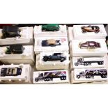 Model Cars - eight Franklin Mint die-cast precision models, 1:24 scale, all in original packaging,