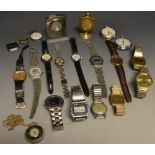 Clocks and Watches - a collection of vintage wristwatches, including Ingersoll, Sekonda,