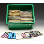 Vinyl Records - 7" singles, 1960s-90s including Elvis Presley, Cliff Richard, hip-hop, pop, house,