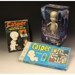 Casper toy, mint box, 1996, by MB Games, when squeezed,