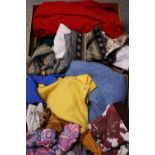 Textiles - large quantity of vintage ladies clothing, mid 20th century and later,