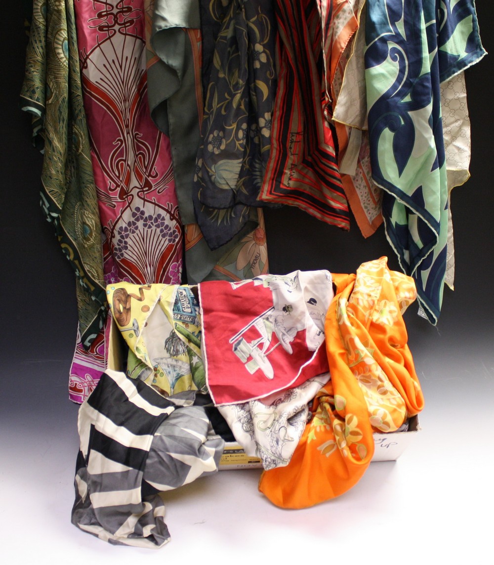 Ladies Accessories - silk scarves, including Gucci, Liberty (5), Richard Allan,