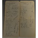 Sporting Interest - Football Autographs 1935-36 season, Stoke City and Huddersfield Town,