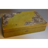 An Art Nouveau jewellery and watches box