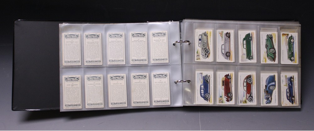 Cigarette Cards - sets in albums,