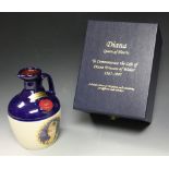 A Rutherford's 100 Malts Diana, Queen of Hearts ceramic jug bottle, limited edition 22/100, 70cl,