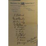 Sporting Interest - Football Autographs 1935-36 season,