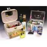 Perfumes - a quantity of perfume bottles, some with contents/part contents,