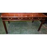 A Councill Craftsmen mahogany centre table,