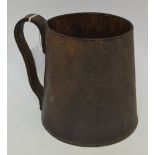 A 20th century leather jug ***PLEASE NOTE THERE IS NO BUYER'S PREMIUM ON THIS LOT,