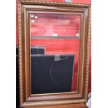 A gilt highlighted picture/looking glass frame,