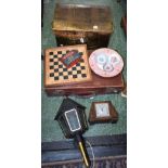 Boxes and Objects - a mid 20th century pressed brass two handled log bin,