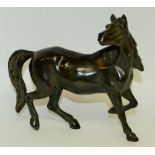 A bronzed model of a horse ***PLEASE NOTE THERE IS NO BUYER'S PREMIUM ON THIS LOT,