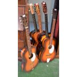 A 'Kansas' 3/4 size Romanian classical acoustic guitar;