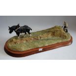 A Border Fine Arts model, The Ploughman, approx 50cm in length,
