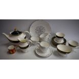 Ceramics - a Royal Doulton Carlyle pattern tea set, for six, comprising teapot, cups, saucers,
