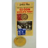 A Pobjoy Mint Royal British Legion £2 coin;