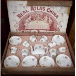 A Real Atlas China child's six setting tea service, c.