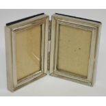 An EPNS folding double photograph frame ***PLEASE NOTE THERE IS NO BUYER'S PREMIUM ON THIS LOT,