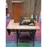 An early 20th century singer sewing machine, F5095955,