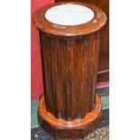 A Victorian mahogany dodecagonal wash/jardiniere stand,