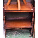 A 20th century oak buffet/serving trolley