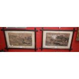 S Phillips (late 19th century), a pair Continental Lake Scenes, one signed, dated 1875,