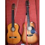A Hohner MC-06 model classical acoustic guitar, length of soundboard 49cm,