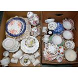 Ceramics - a Wedgwood Belle Fleur pattern part tea set, no R4356; a Royal Doulton,