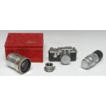 Photography - Ernst Leitz GmbH, Wetzlar; A Leica model IIIf 35mm camera, no.