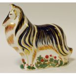 A Royal Crown Derby paperweight, Rough Collie,