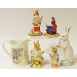 Beatrix Potter - a Royal Doulton model William Reading Without Tears, others including Foxy Reading,