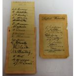 Sporting Interest - football autographs 1935-36 season, League Champions, Sunderland A F C,