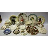 Ceramics - a Royal Crown Derby 1128 pattern plate; a Royal Crown Derby 2451 pattern trinket dish;